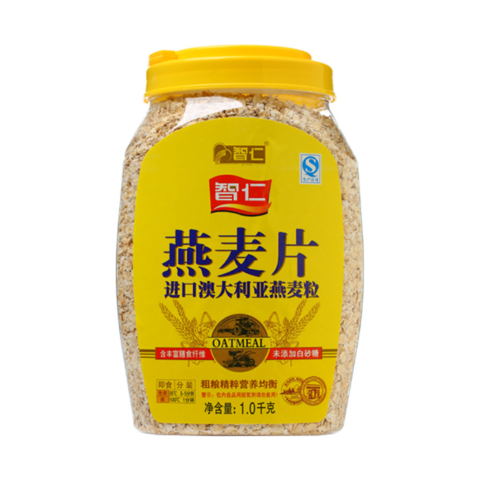 智仁 燕麦片桶装1000g