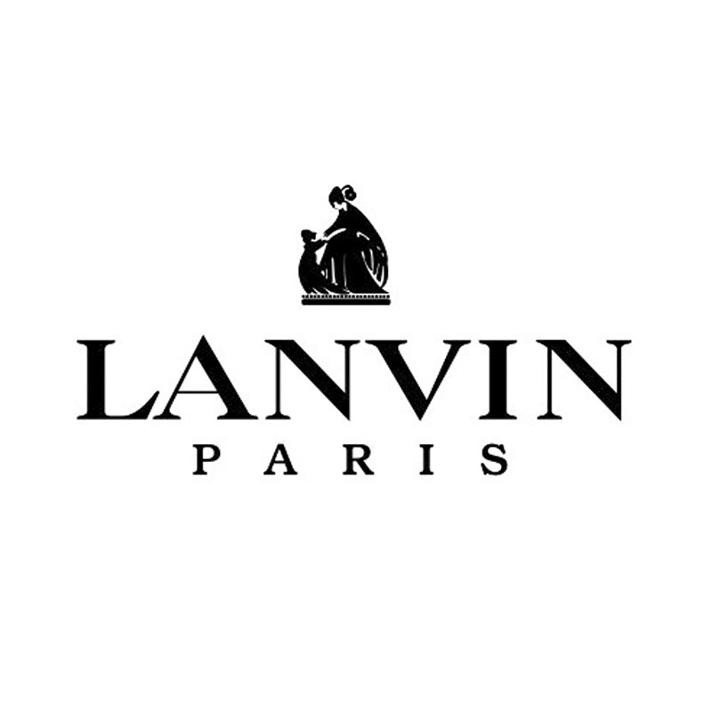 浪凡/兰文 lanvin 男士围巾 70%棉 30%丝 咖啡色